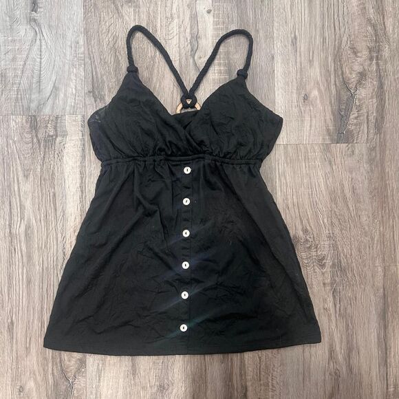 Y2K Self Esteem Padded Halter Tank Top - Picture 2 of 5